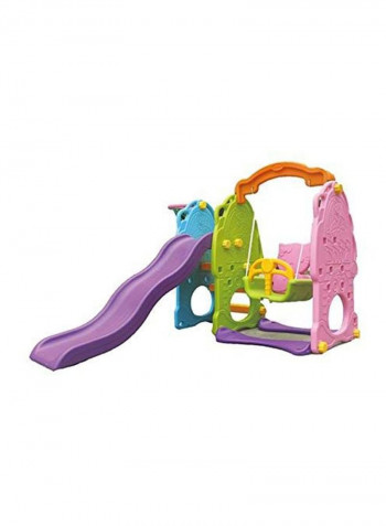 3-In-1 Swing And Slide With Basketball Set 185x 125x 162centimeter