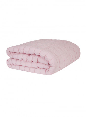 Adalene Blush Bedspread Fabric Pink 200 x 200centimeter