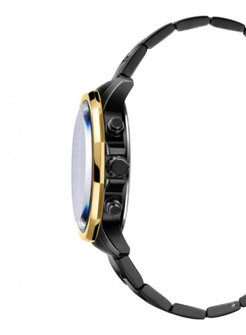 Men's Dress Sport Water Resistance Stainless Steel Analog Watch KC51109002
