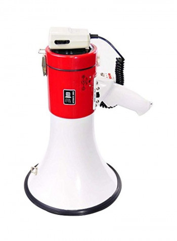 Megaphone Speaker PA Bullhorn Speaker PMP58U White/Red/Black