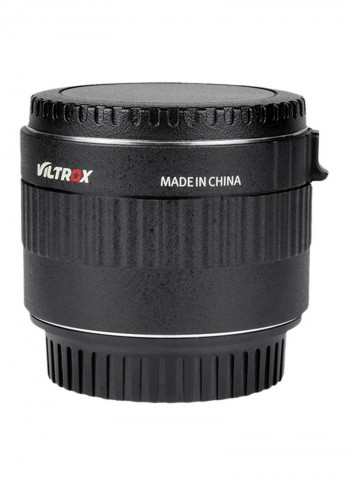 2X Magnification Teleconverter For Canon EOS/EF 5D II/7D/1200D/D2624 Black/Silver