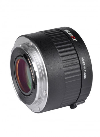 2X Magnification Teleconverter For Canon EOS/EF 5D II/7D/1200D/D2624 Black/Silver