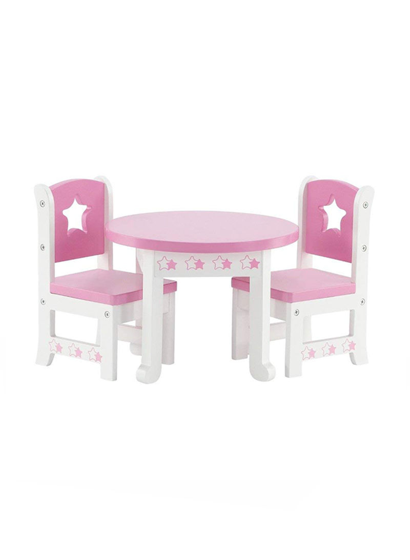 Star Motif Doll Accessories Dining Set 14inch