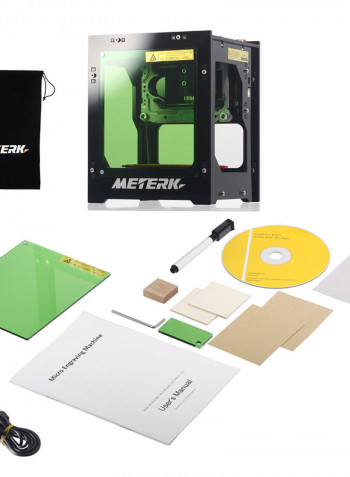 Mini Laser Wireless Engraving Machine Black 29.50 X 19.50 X 20.50cm
