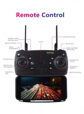 WiFi Folding Fixed Height RC Helicopter 28 x 14.5 x 15cm