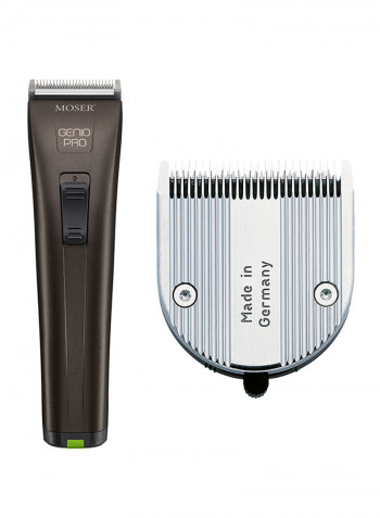 Genio Pro Professional Hair Clipper With Interchangeable Battery Brown 280g