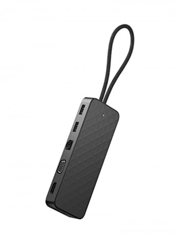 USB-C Travel Dock For Notebook Grey