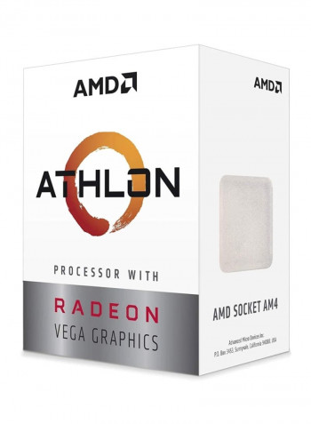 Athlon 200GE CPU Processor Silver/Green