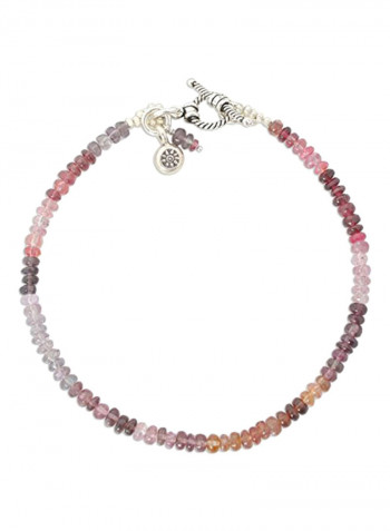 Beaded Sterling Silver Bracelet