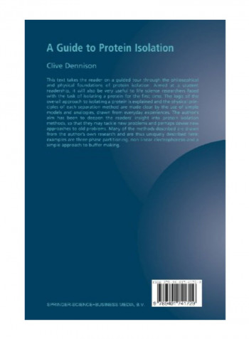 A Guide To Protein Isolation Paperback