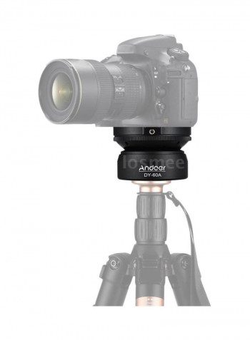DY-60A Aluminum Alloy Tripod Ball Head Black