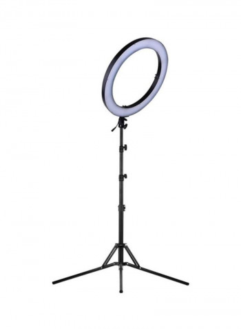 Professional Colour Digital Ring Video Light Black/white