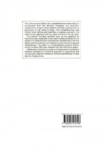 An Introduction To Agricultural Systems Paperback 2nd Edition