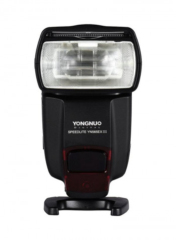 Wireless TTL Slave Flash Speedlite For Canon DSLR Camera 6x7.8x19centimeter Black
