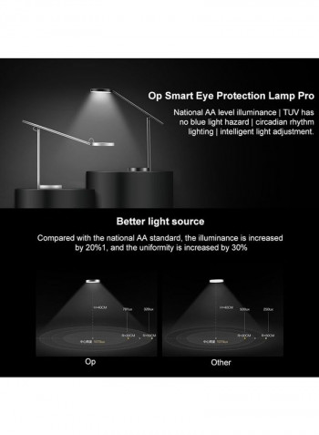 Original Huawei Smart Eye-protection Desk Lamp Silver 58x41x15centimeter