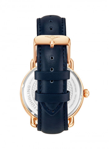 Men's Leather Analog Watch 3913.5