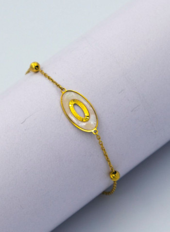 Circle Model Gold Bracelet