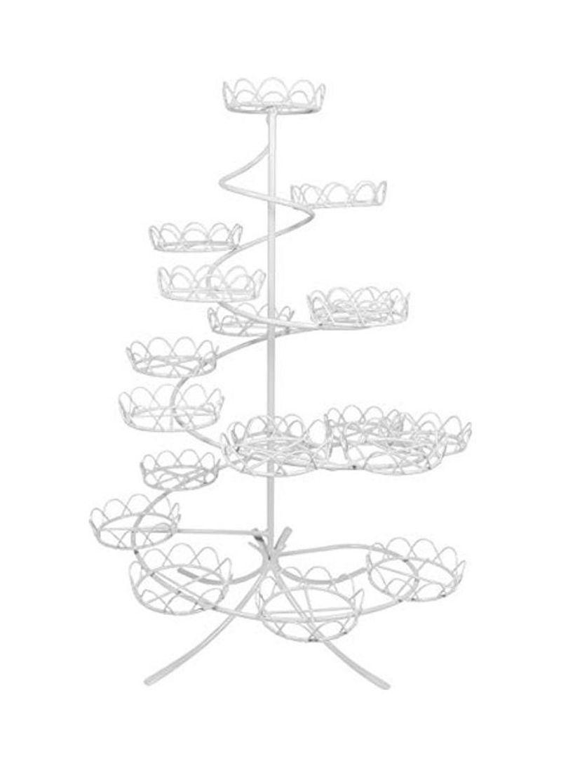 Cupcake Display Stand Silver 460x320millimeter