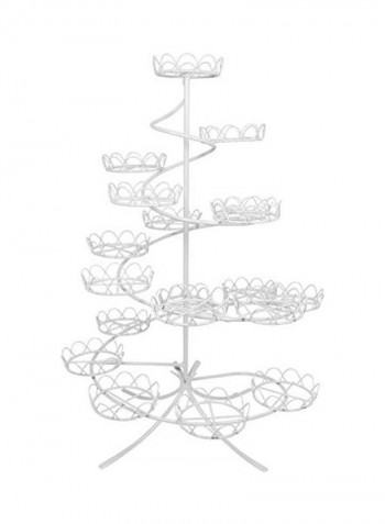 Cupcake Display Stand Silver 460x320millimeter