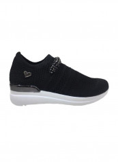 Women's Slip-On Low Top Sneakers Fabric Black تقييمات Women's Slip-On Low Top Sneakers Fabric Black