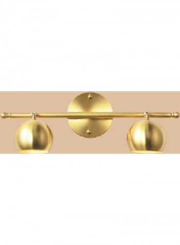E27 LED Retro Copper Mirror Headlights Gold 65*20*25centimeter