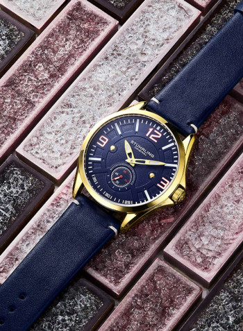 Men's Casual Leather Quartz Analog Wrist Watch 3934.5