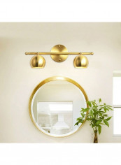 E27 LED Retro Copper Mirror Headlights Multicolour 65x20x25centimeter