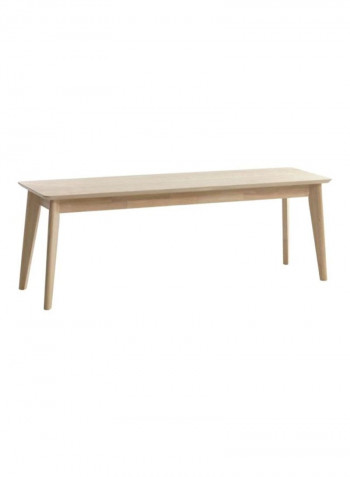 Kalby Dining Table Bench Beige