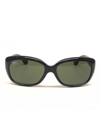 Women's Full Rim Oversized Sunglasses - Lens Size: 58 mm