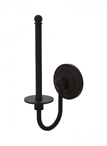 Que New Collection Upright Tissue Holder Black