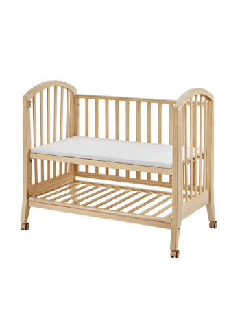 Cacia Wooden Baby Bed by Happy Dino 0-36m