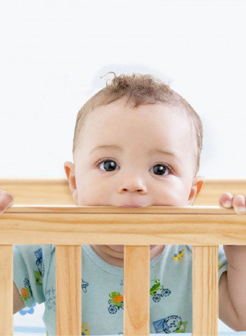 Cacia Wooden Baby Bed by Happy Dino 0-36m