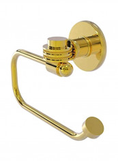 Continental Collection Euro Style Dotted Accents Toilet Paper Holder Gold 6.8x7x5.3inch