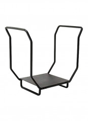 Firewood Log Rack Black 18inch