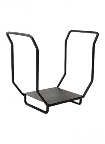 Firewood Log Rack Black 18inch