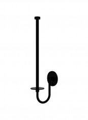 Skyline Collection Wall Mounted Paper Towel Holder Black 1.5x2.8x15inch