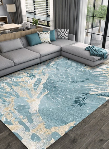 1 Piece Rectangular Rug Creative Modern Print Bedroom Living Room Carpet Green 120*160(W*L)cmcm