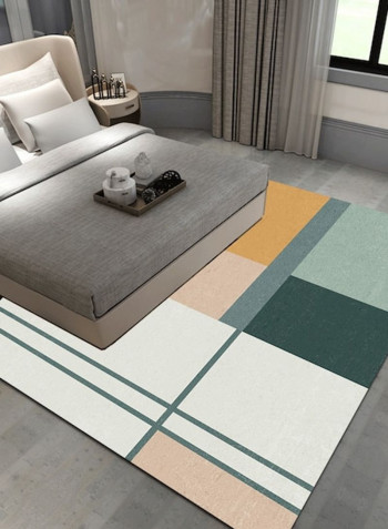 Home Floor Nordic Style Simple Rectangle Anti-Slip Bedroom Rug multicolour 120*160(W*L)cmcm