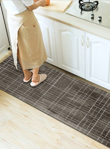 Ethnic Retro Style Plaids Pattern Washable Non-Slip Rug multicolour 120*160(W*L)cmcm