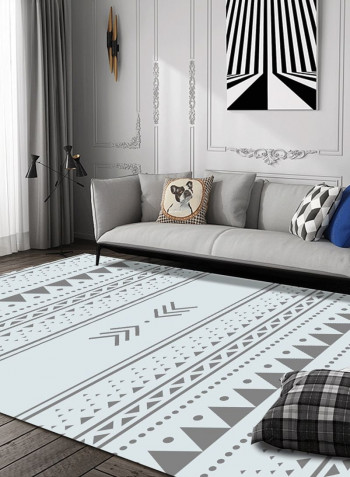 Simple Modern Style Living Room Bedroom Anti-Slip Fashion Carpet Grey 120*160(W*L)cmcm
