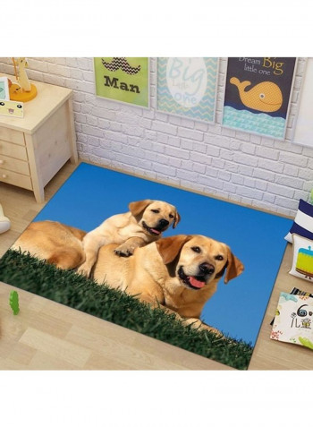 1 Piece Durable Carpet Cute Dogs Pattern Home Rectangular Rug multicolour 120*160(W*L)cmcm