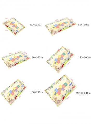 1 Piece Cartoon Kid's Room Carpet Yellow 120*160(W*L)cmcm