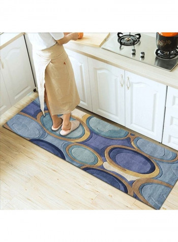 Modern Style Abstract Print Living Room Bedroom Anti-Slip Fashion Carpet Blue 120*160(W*L)cmcm