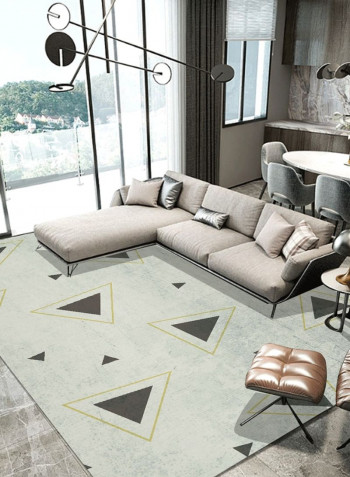 Simple Classic Triangles Print Soft Anti-Slip Rug multicolour 120*160(W*L)cmcm