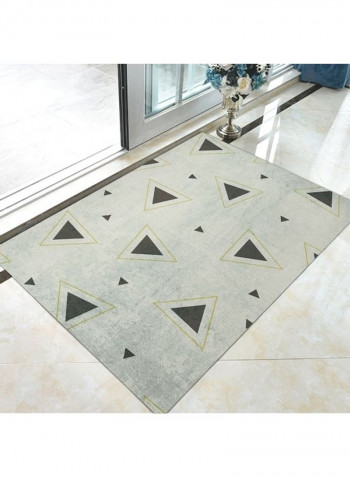 Simple Classic Triangles Print Soft Anti-Slip Rug multicolour 120*160(W*L)cmcm