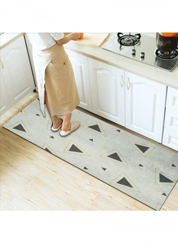 Simple Classic Triangles Print Soft Anti-Slip Rug multicolour 120*160(W*L)cmcm
