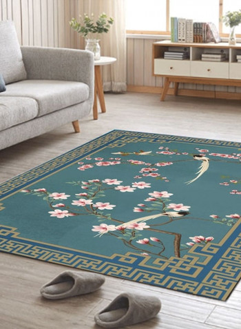 Wash Painting Classic Household Cute Rug Green 120*160(W*L)cmcm