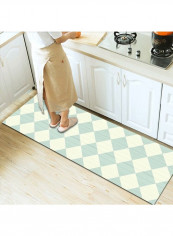 Simple Style Geometry Print Living Room Bedroom Anti-Slip Fashion Carpet Green 120*160(W*L)cmcm