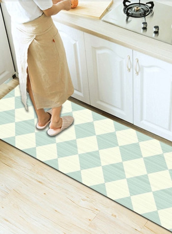 Simple Style Geometry Print Living Room Bedroom Anti-Slip Fashion Carpet Green 120*160(W*L)cmcm