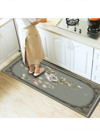 Floral Printed Classic Household Romantic Rug Green 120*160(W*L)cmcm